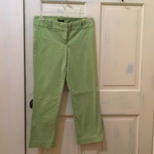 JCrew cityfit cropped pants